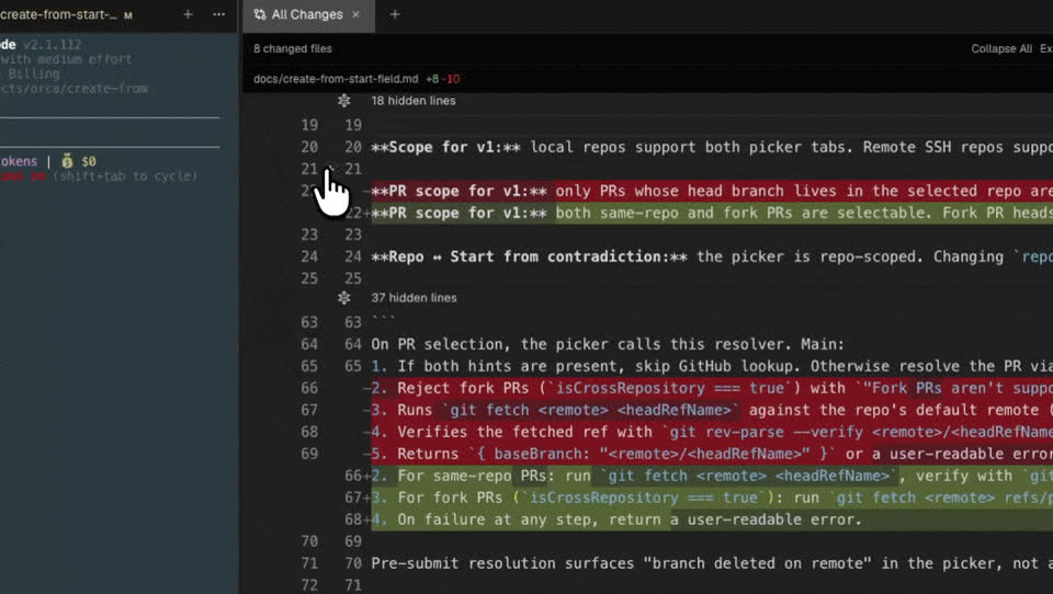 Annotate AI Diff - comment inline gắn vào từng dòng diff